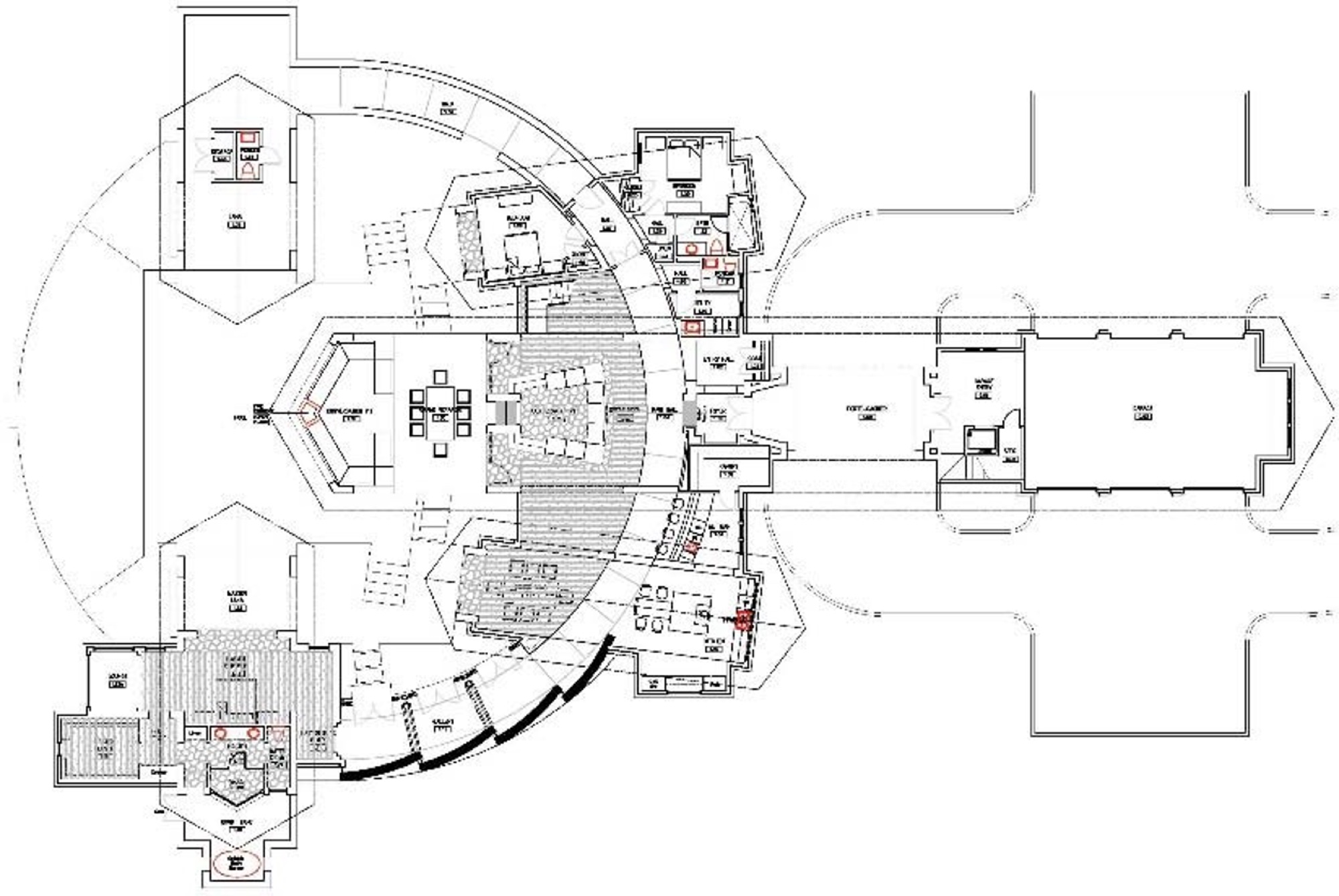 Lake Conroe Residence — plan 1