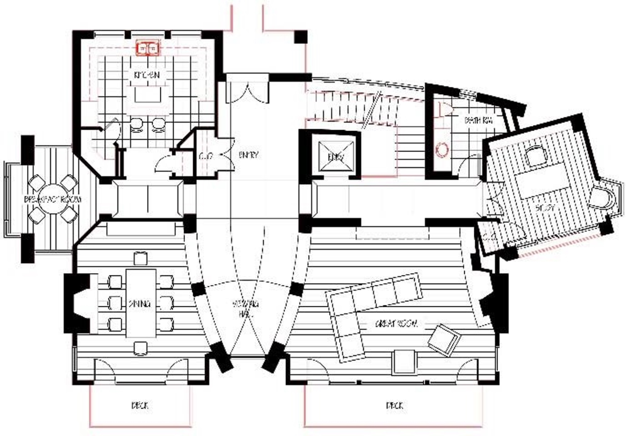 Lake Livingston Residence I — plan 1