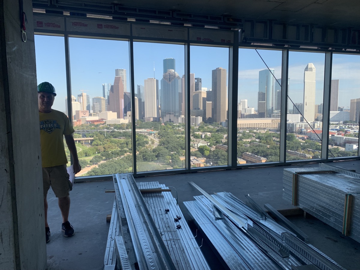 High-rise construction — Houston, TX skyline